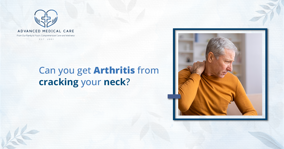 can you get arthritis from cracking your neck